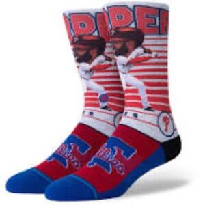 Men’s Phillies Harper Stance Socks New With Tags